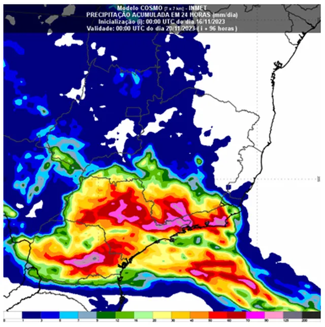 Inmet emite alerta de tempestades neste domingo para 9 estados e DF